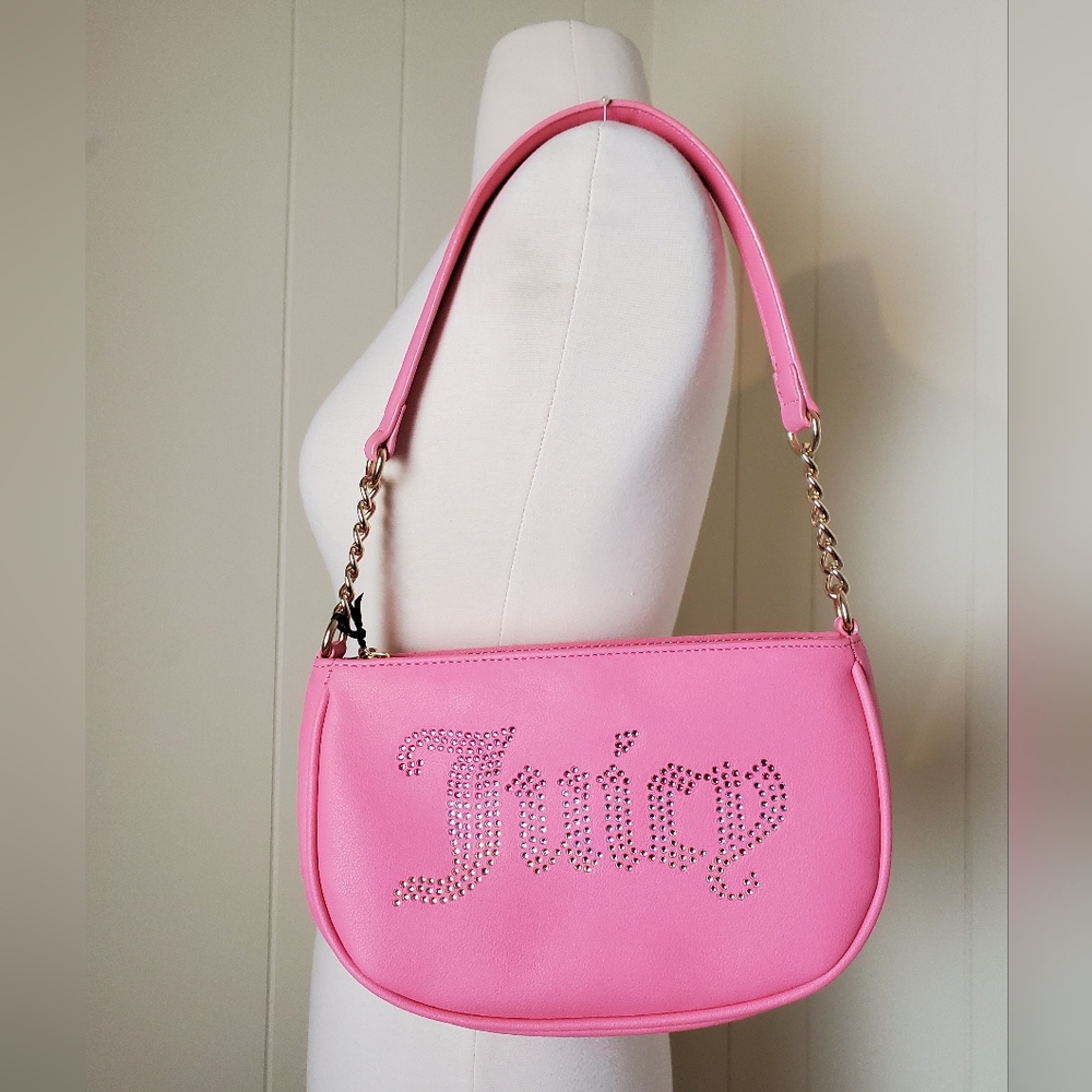 JUICY COUTURE pink lemonade be classic II shoulder bag - Picture 2 of 6